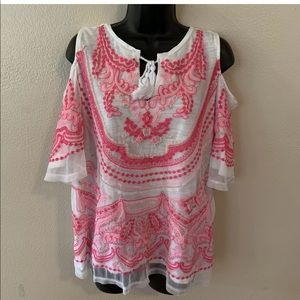 INC International Concepts Pink White